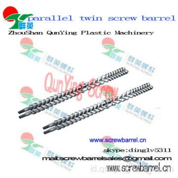 Cina HEC paralel Twin Screw barel untuk kualitas tinggi mesin